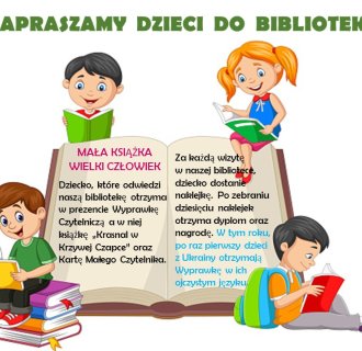 Zapraszamy dzieci do biblioteki