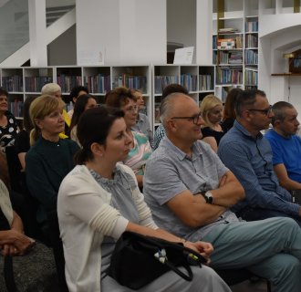 Max Czornyj w tarnogrodzkiej bibliotece