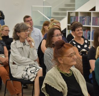 Max Czornyj w tarnogrodzkiej bibliotece