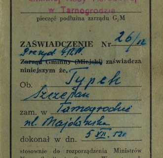 Zdęjcia oraz dokumnty od Szczepana Typka