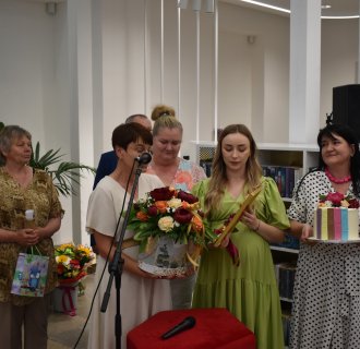 „… z książką przez życie” – pożegnanie długoletniego dyrektora Miejskiej Biblioteki Publicznej w Tarnogrodzie